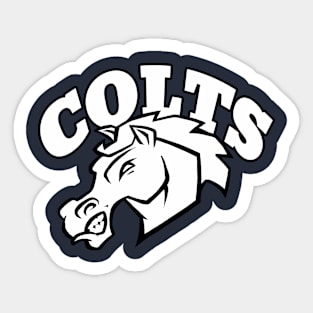 Colts mascot Sticker